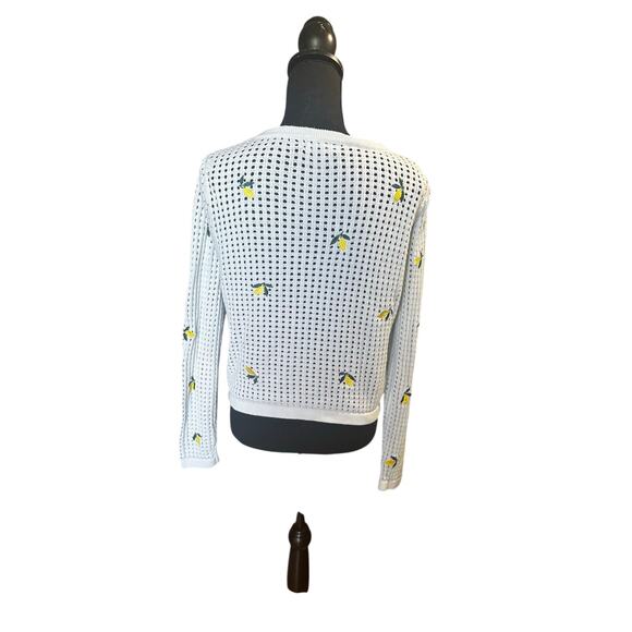 Forever 21 Lemon Blue Knit Cardigan – Size 0 - Picture 6 of 7